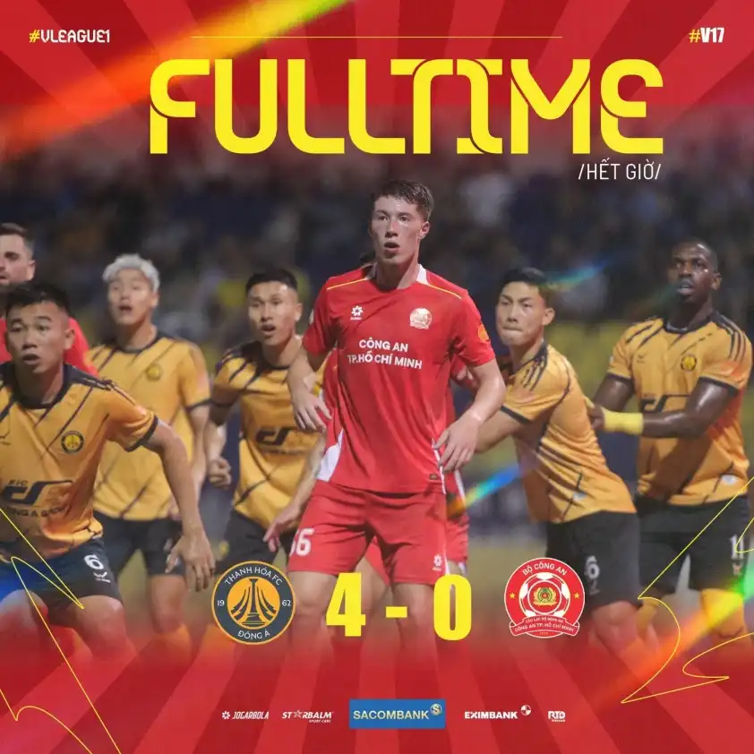 CA TP.HCM nhận thất bại bẽ bàng trước Thanh Hoá (Ảnh: CATPHCM FC) CA TP.HCM nhận thất bại bẽ bàng trước Thanh Hoá (Ảnh: CATPHCM FC)